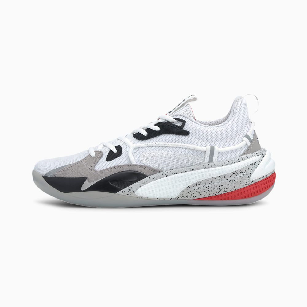 Puma RS-Dreamer Concrete Jungle Férfi Kosárlabda Cipő - Fehér/Fekete ( Hungary - UJXCO3629 )